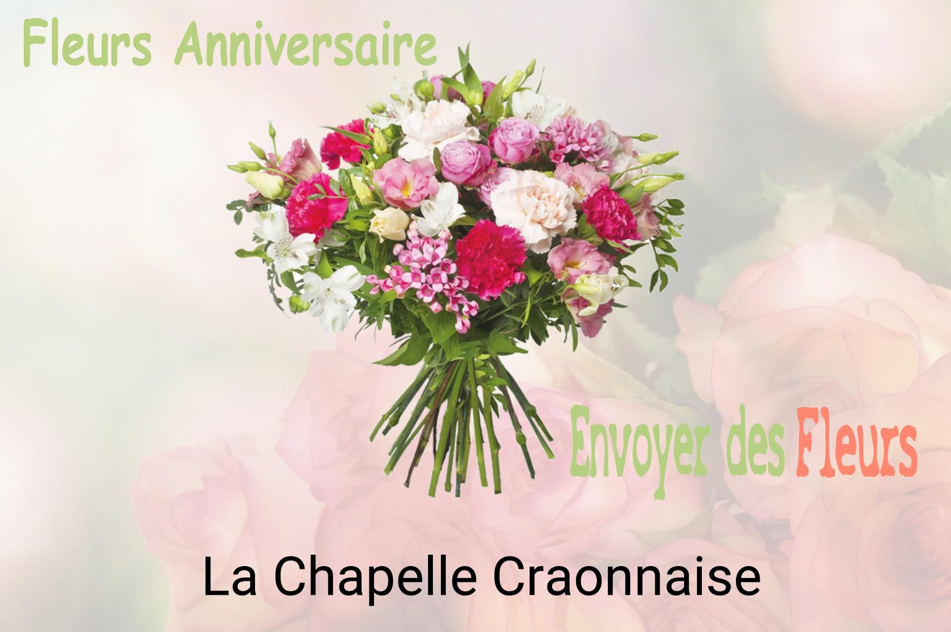 Bouquet de fleurs d’anniversaire livré à La Chapelle-Craonnaise
