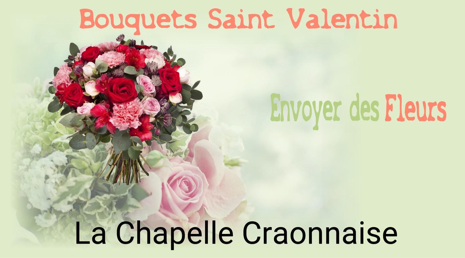 Roses de Saint-Valentin livrées à La Chapelle-Craonnaise